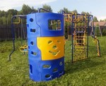 Дачная детская площадка "Веселый непоседа" модель "Мечта" в комплекте с дополнительным модулем "Башня"