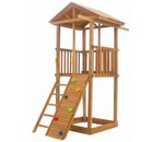 Детская площадка Можга для дачи Спортивный городок 2 с деревянной крышей