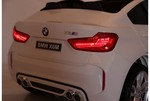 Детский электромобиль BMW X6 двухместный на резиновых колесах