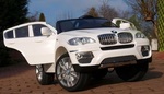 Детский электромобиль BMW-X6. Цвет: белый.