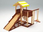 Савушка 4 сезона - 5. Деревянная уличная площадка для детей.