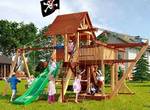 Савушка Lux - 6. Игровой деревянный комплекс для улицы.