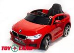 Toyland BMW 6 GT. Детский электромобиль на резиновых колесах.