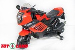 Детский мотоцикл Toyland Moto Sport LQ168 с кожаным сиденьем