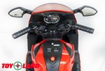 Детский мотоцикл Toyland Moto Sport LQ168 с кожаным сиденьем